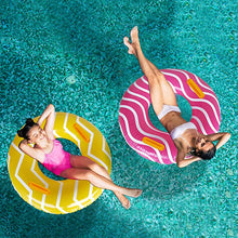 Load image into Gallery viewer, 10Leccion Inflatable Swim Ring for Children &amp; Adults with stripe
