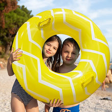 Load image into Gallery viewer, 10Leccion Inflatable Swim Ring for Children &amp; Adults with stripe
