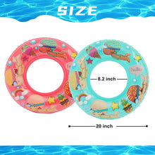 Load image into Gallery viewer, 2 Pack Inflatable Baby Pool Float, Blow up Swim Floats for Toddlers, Kids Pool Floaties
