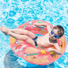 Load image into Gallery viewer, 2 Pack Inflatable Baby Pool Float, Blow up Swim Floats for Toddlers, Kids Pool Floaties
