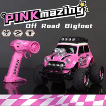 Load image into Gallery viewer, 10Leccion Remote Control Car for Girls, 2.4Ghz Pink RC Cars for Daughter with Two Rechargeable Batteries, Radio Controlled Vehicle for Toddlers Kids, Birthday R/C Toys for Granddaughter
