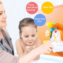 Load image into Gallery viewer, 10Leccion Toddler Bath Toys, No Mold Baby Water Toys, Kids Bathtub Toys with Four Strong Suction Cups, Bath Bubble Maker for Infant, Educational Brushing Toys, A Good Partner for Babies&#39; Bath Time
