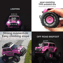 Load image into Gallery viewer, 10Leccion Remote Control Car for Girls, 2.4Ghz Pink RC Cars for Daughter with Two Rechargeable Batteries, Radio Controlled Vehicle for Toddlers Kids, Birthday R/C Toys for Granddaughter
